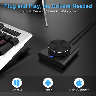 1-5 шт. USB-регулятор громкости Без потерь для ПК, ноутбука, динамика. Ручка-регулятор громкости. Цифровое управление с функцией отключения звука одной кнопкой.
