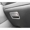For Toyota RAV4 2019-2025 Silver Steel Co-Pilot Storage Box Handle Cover Trim