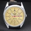АВТОМАТИЧЕСКИЕ ВИНТАЖНЫЕ ВОССТАНОВЛЕННЫЕ МУЖСКИЕ ЧАСЫ SEIKO 5 ЯПОНИЯ ЗОЛОТОЙ ЦИФЕРБЛАТ a444663-1