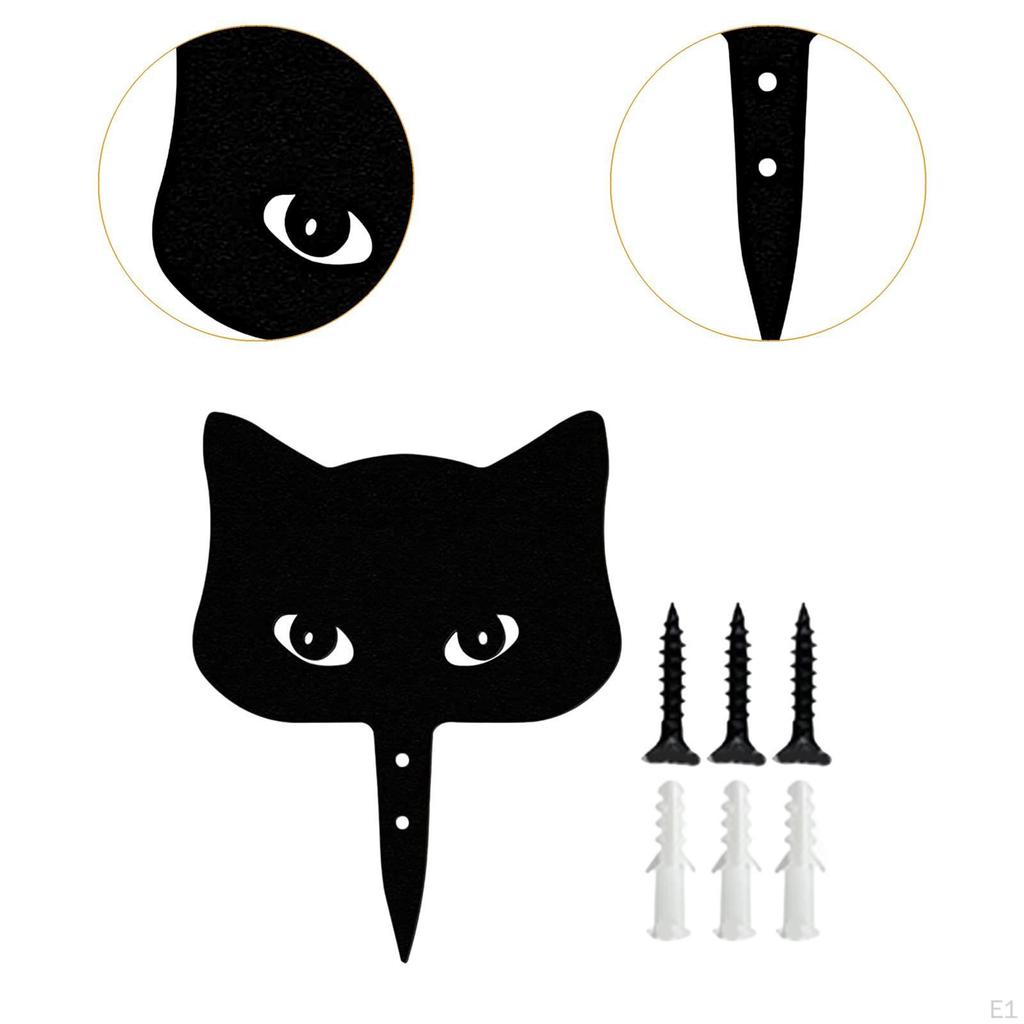 Cat Stake Garden Decor ,Outdoor Decoration, Yard Art Ornament, Lawn Decorative for Porch