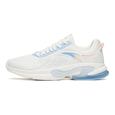 Кроссовки для бега серии Lifestyle Series Elastic Rubber Technology Low-Go для женщин, белые, синие, 122125502-2