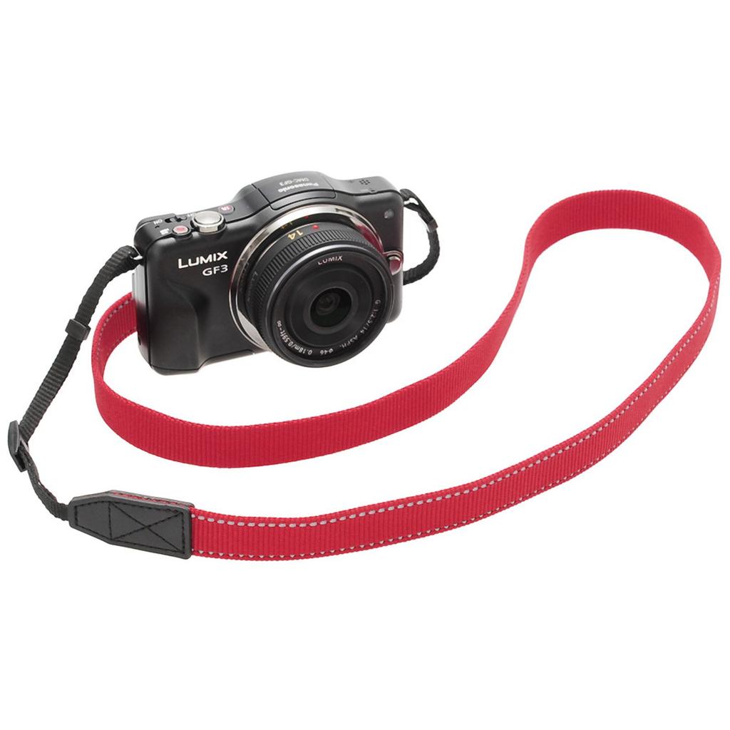 Etsumi Allegro Strap for Mirrorless Deep Cameras, Red, E-6433