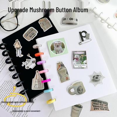 3-дюймовый DIY альбом для полароидных карточек с 120 вкладышами, дизайн на кольцах для хранения фотографий
