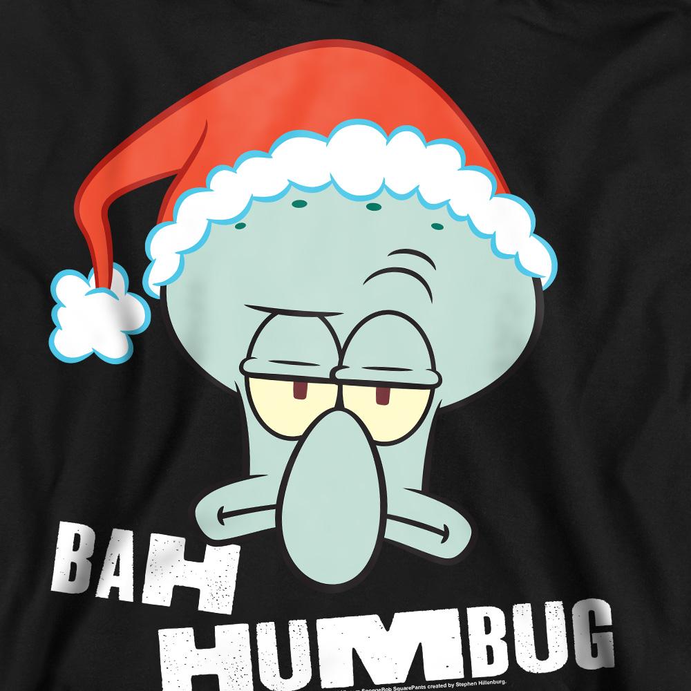 SpongeBob SquarePants Unisex Adult Bah Humbug Squidward Christmas Sweatshirt