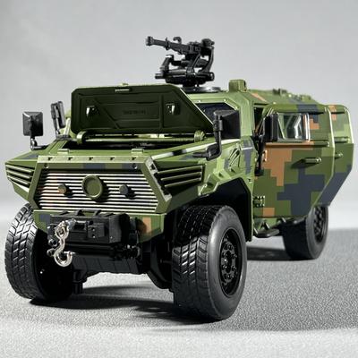 1:20 Храбрый Воин Бронированный Взрывозащищенный Автомобиль Сплав Литьевая Модель Машинки Настольное Украшение для Дома Дисплей Украшения День Рождения