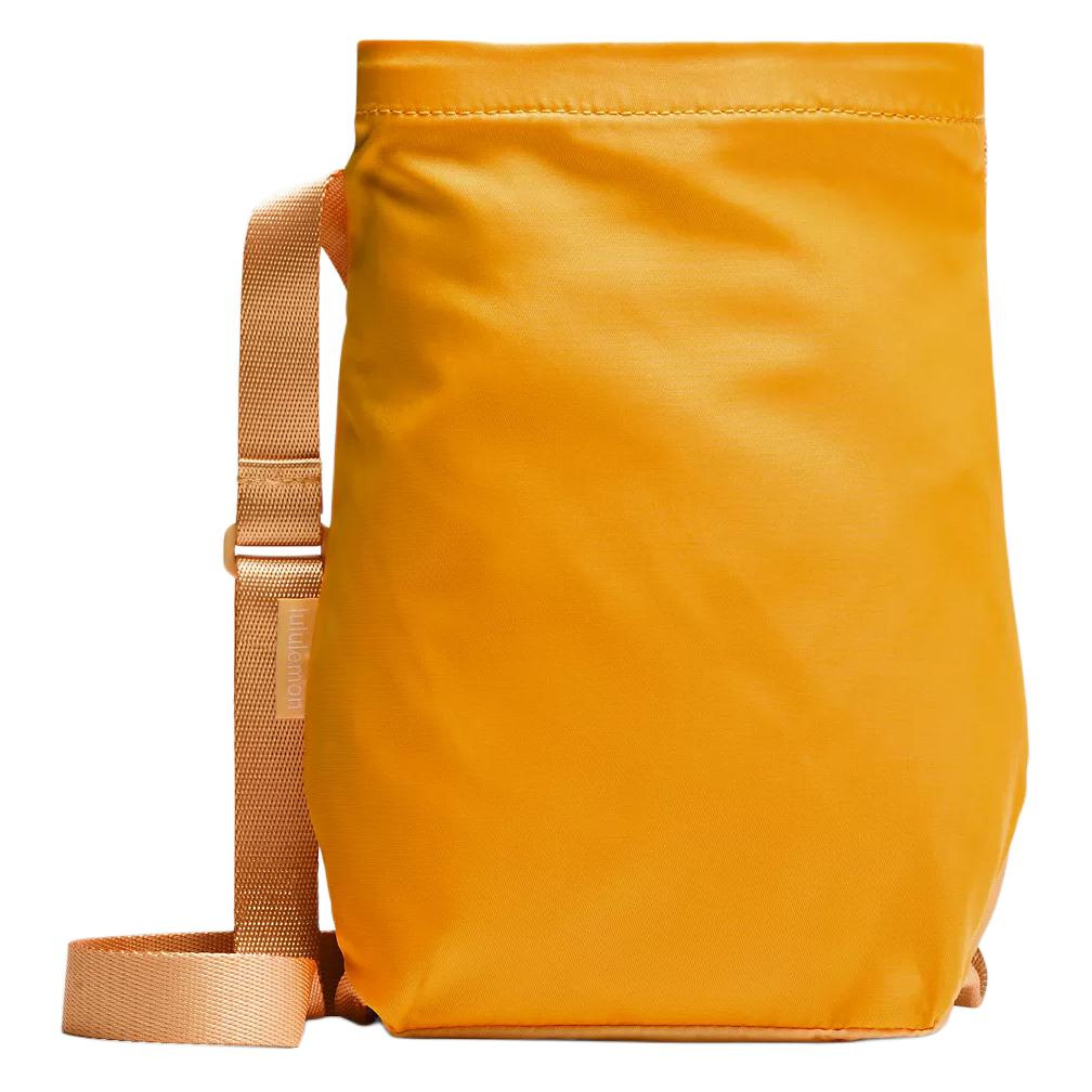 Lululemon 2.5L Casual Sports Fashion Nylon Shoulder Crossbody Bag Unisex Bags Mango-Yellow LU9AQ9S-061785