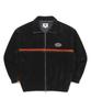KODAK Velvet Corduroy Stand Neck Zip-Up Black