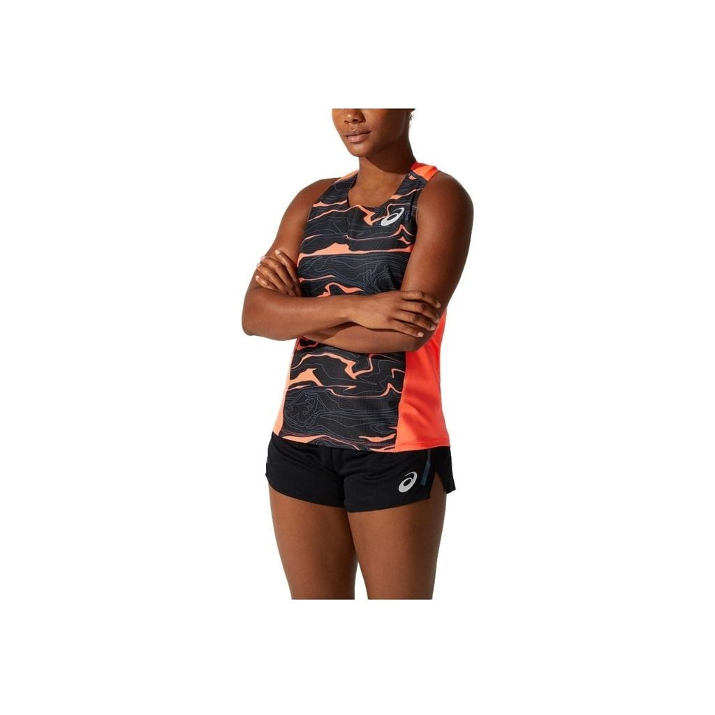 Asics Gradient Breathable Comfortable Fitness Sleeveless Tank Top Women Tops Orange 2092A269-705