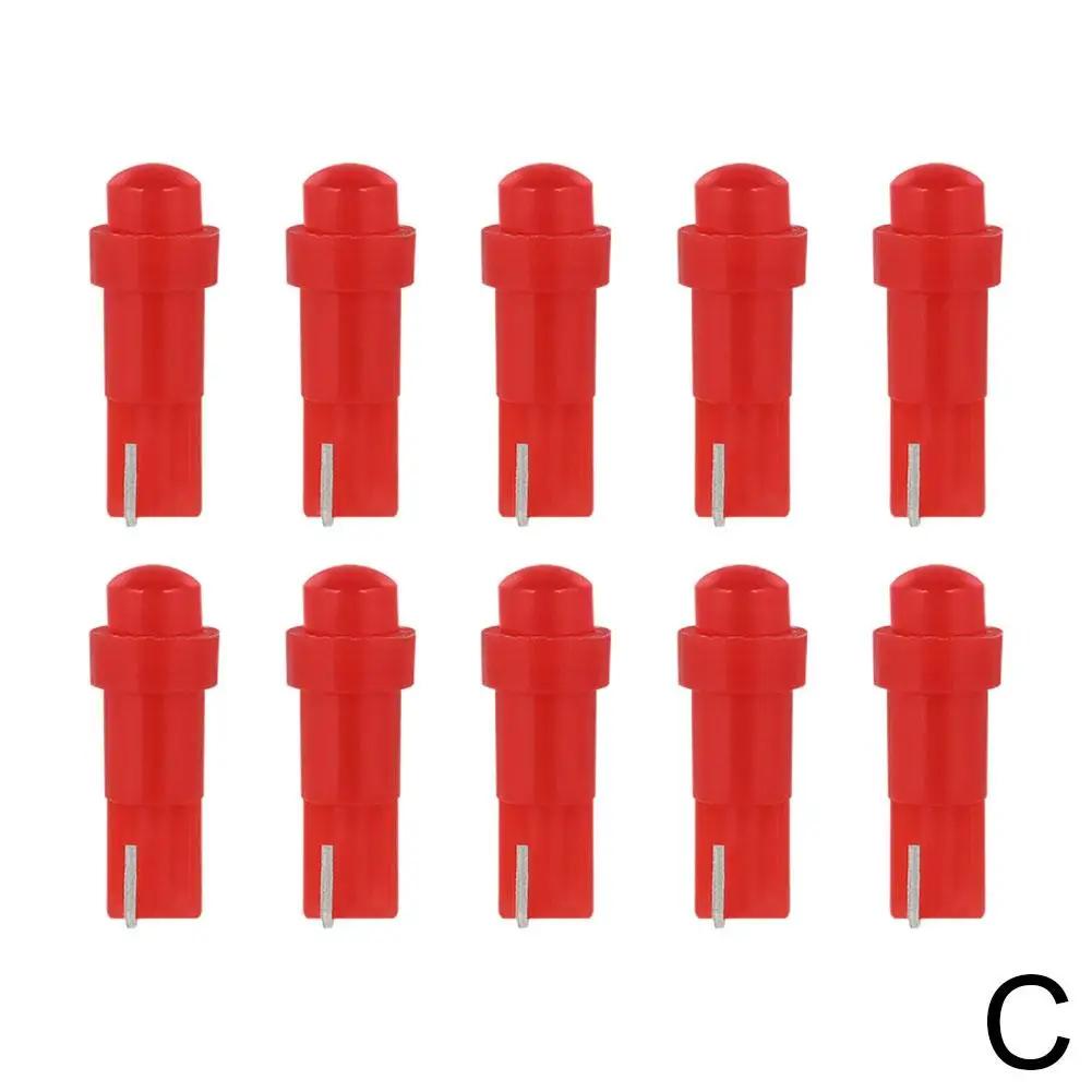 10 шт. Автомобильная светодиодная подсветка приборов T5 COB, высокая яркость, энергосберегающие аксессуары, лампа для внутреннего индикатора автомобиля B1G3