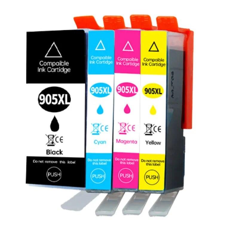 Новый картридж с чернилами 905XL 905 909XL для HP Officejet Pro 6970 6950 6960 6966 6968 6974 6975 универсальный принтер 909 1 компл.