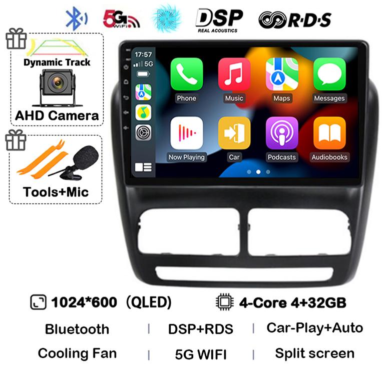 Android 14 Автомагнитола Carplay Auto для FIAT DOBLO для OPEL COMBO TOUR 2010 2011 2012 2013 2014 2015 GPS Мультимедийный Стереопроигрыватель