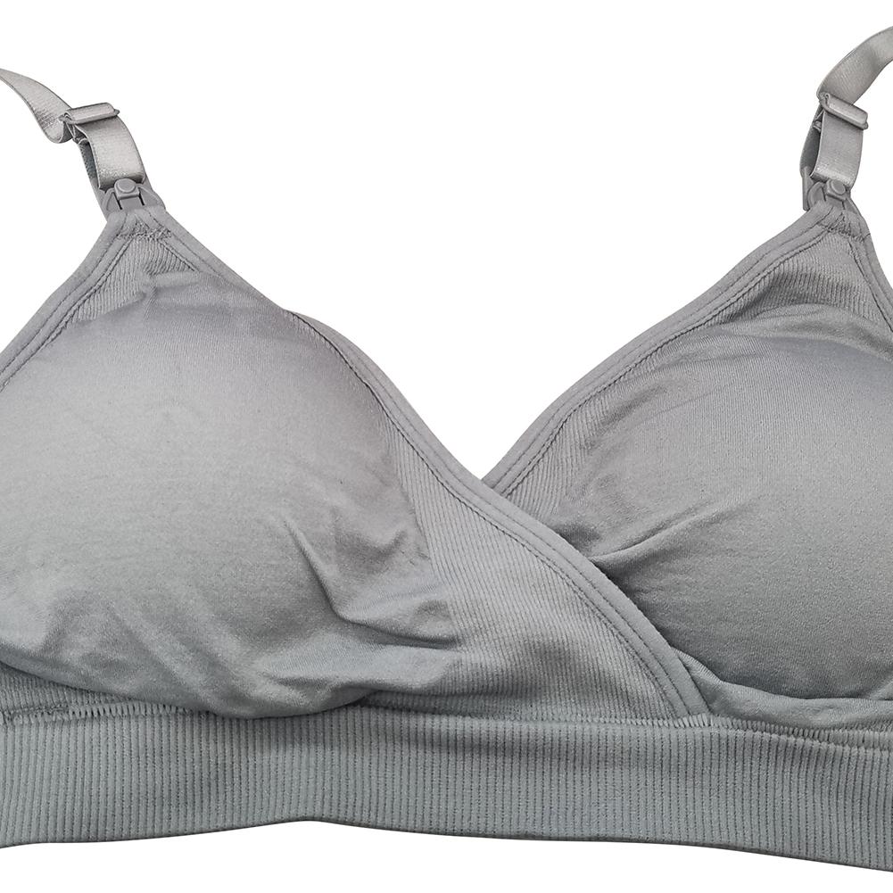 Женские бесшовные бюстгальтеры для беременных и кормящих грудью без регулируемых бретелей на косточках, бюстгальтеры для удержания и кормления грудью