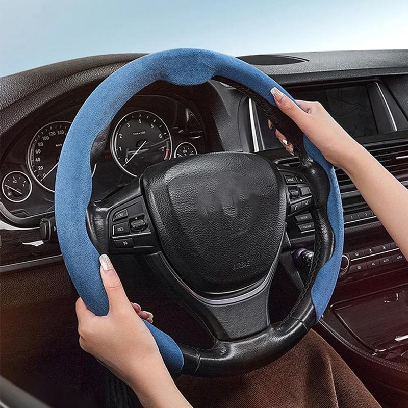 Чехол на руль автомобиля из замшевой кожи, накладка-усилитель для Honda Accord CRV HRV Civic Fit Jazz Odyssey, автомобильные аксессуары