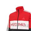 adidas Мужская повседневная спортивная куртка в стиле колор-блок (красный, белый, черный) KA9750