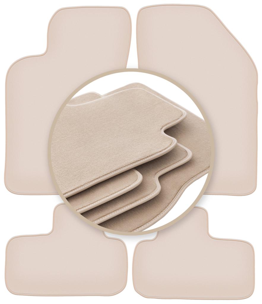 PREMIUM beige floor mats for: Fiat Coupe I coupe 1994-2000