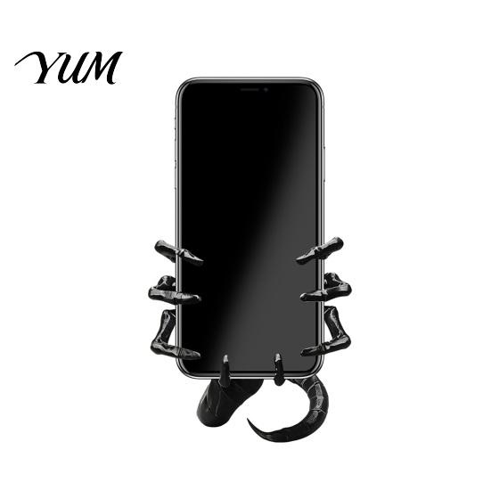 Non Slip Phone Mount for Desk Alien Facehugger Stand, Unique 3D Printed Cell Holder, Compact Smartphone Stand Home Sturdy PLA Decorative Office