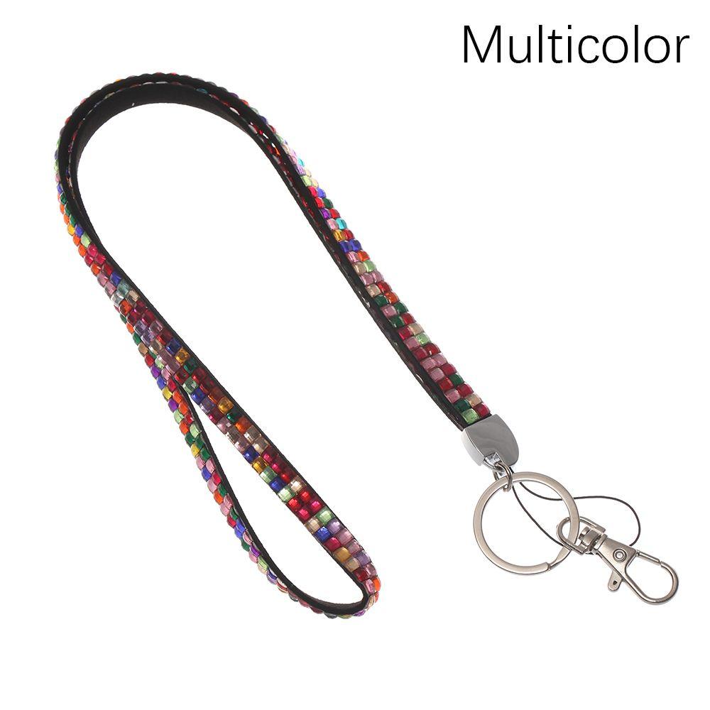 1 шт. Легкий кристалл выдвижной держатель для карт ожерелье шейный ремешок шнурок для подвешивания веревка