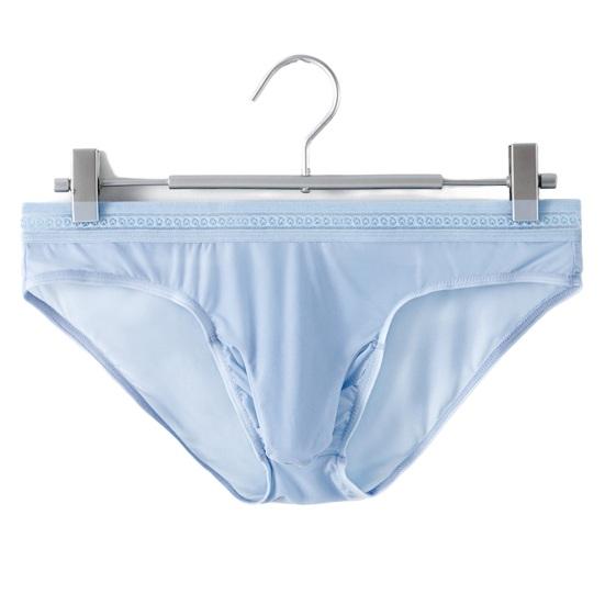 Мужские трусы средней посадки с эластичным поясом, тонкие трусы из ледяного шелка, однотонные, с перспективой, дышащие, удобной посадки, нижнее белье