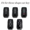 Мягкий ТПУ Чехол для ключа автомобиля для Toyota CHR Hilux Fortuner Land Cruiser 200 Camry Corolla Crown RAV4 Highland