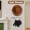 Cowboy Hat Holder Hat Display Holder 360 Rotation Wall Baseball Cap Storage Mount For Closet Women Home Room Bedroom Bar Coat