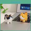 Ручная деревянная декорация кошки и собаки с резными деталями для сувениров из поездок и праздников