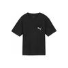 Pocket Solid Color Loose Casual Pocket Short Sleeve Breathable T-Shirt Men Tops Black 683482-01