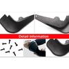 New 4pcs Black Color Front + Rear Car Mud Flaps Mudflaps Mud Guards Mudguard Splash Guard Fender Custom Fit for Hyundai Tucson 2015 2016 2017 2018