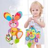 Cute Baby Newborns Bed Stroller Hanging Toys Teether Baby Rattle Mobiles Plush Animal Pram Toys Early Education Kids