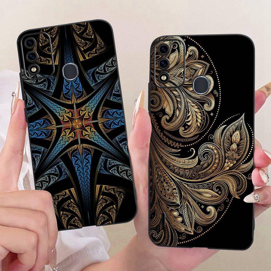 Fashion Cool Case For ITEL A48 Soft Black Silicone TPU Back Cover For Itel A48 Phone Cases