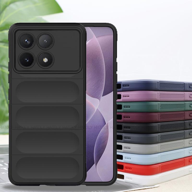 Чехол для Xiaomi Poco F6 Pro Для Xiaomi Poco F6 F6 Pro Чехол Приятный для кожи силикон Роскошный ТПУ Противоударный Защитный Чехол для телефона