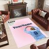 Haaland 211 Customize Text Floor Mat Suitable for Living Rooms Bedrooms Balcony Outdoor Antislip Carpet Office home decor Wedding Party Gift
