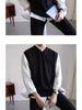 2023 Men's Trendy V-Neck Sleeveless Knit Sweater Vest