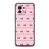 Чехол для телефона для Xiaomi Poco F7 F6 F5 F4 F3 X7 X6 X5 X4 X3 NFC M4 C51 C55 GT Pro 5G Мягкий ТПУ Клубника и Мелкий Цветочный Розовый