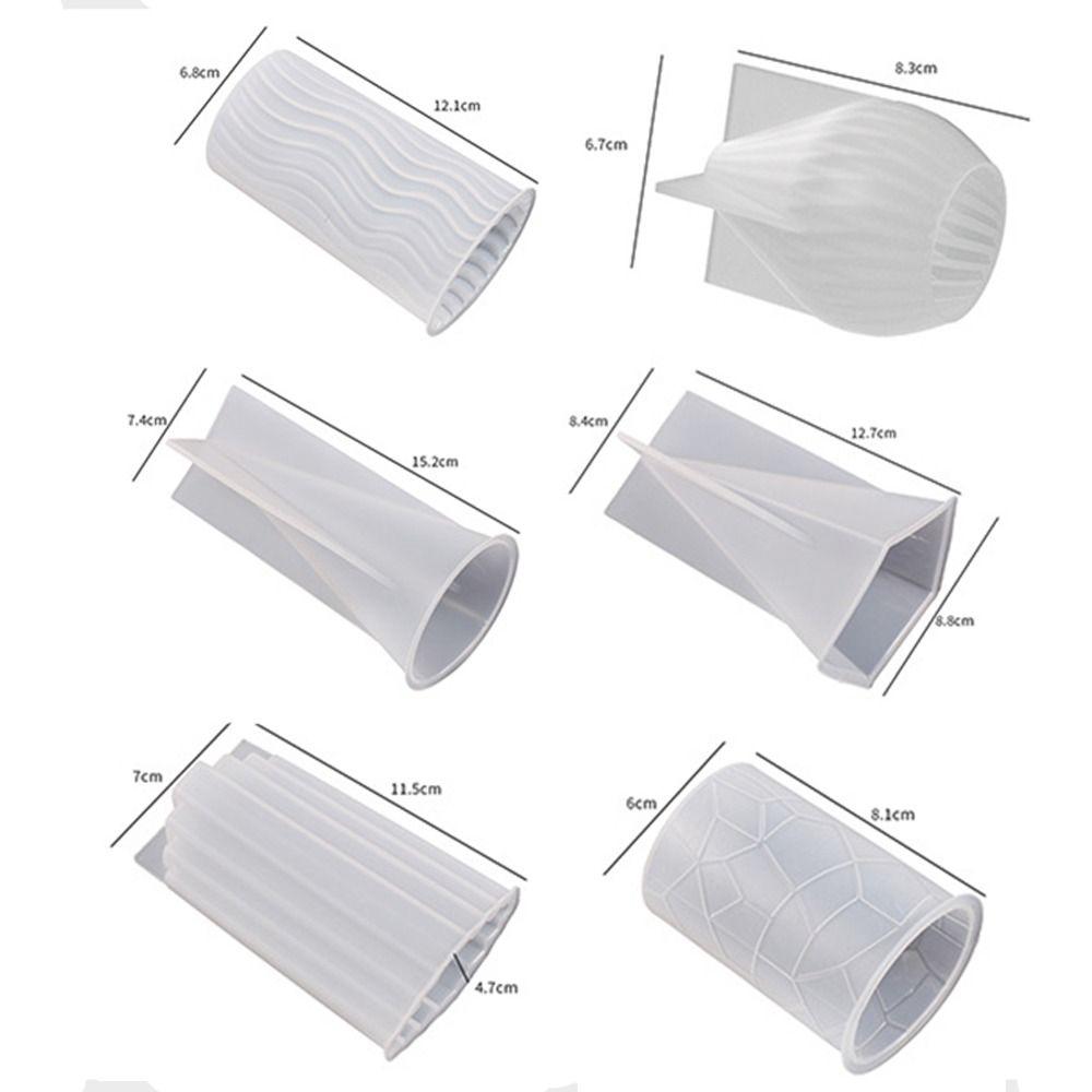 Глиняные инструменты, форма для свечей, силиконовый цилиндр, форма для свечей, формы для торта, смолы, змеиный конус, 3D художественная восковая форма