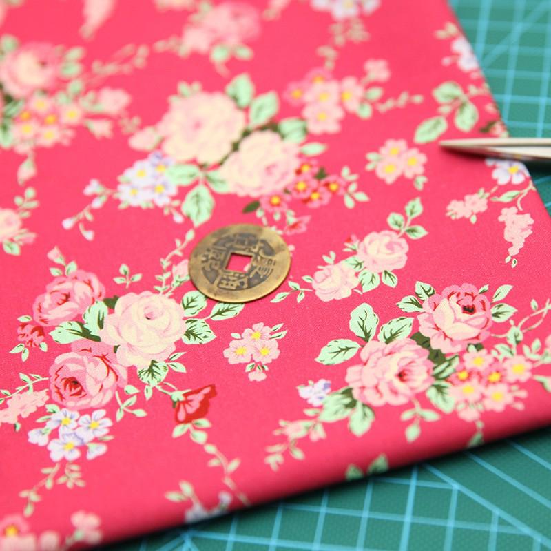 Простая синяя хлопковая и льняная ткань для вышивки своими руками и ручного пэчворка