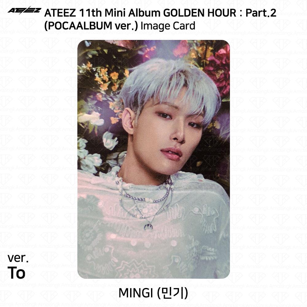 ATEEZ 11-й мини-альбом Golden Hour Часть 2 POCAALBUM Фотокарточка TO VER