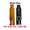 Для Samsung Galaxy A54 A34 5G A346 A546 Основная плата Main board Motherboard Соединитель шлейфа LCD Flex Cable Запасные части