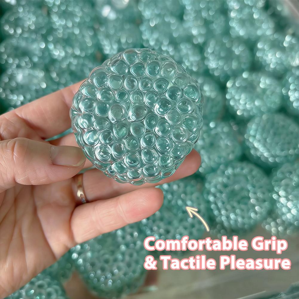 upgrade Ice Bead Squishy Balls - Super Soft Mochi Fidget Toy with Slow Rebound Texture for Anxiety Relief & Relaxation