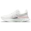 React Infinity Run Flyknit 2 Platinum Tint Женские кроссовки Белый едва-зеленый металлик-серебристый CT2423-007