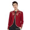 Halloween Men's Medieval Prince Gold Embroidered Jacket