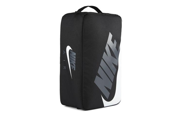 Nike Полиэстеровая Клатч-сумка, Коробка для обуви, Мешок для обуви, Сумка для спортзала, Сумка через плечо Обычная Унисекс Черный CW9266-010