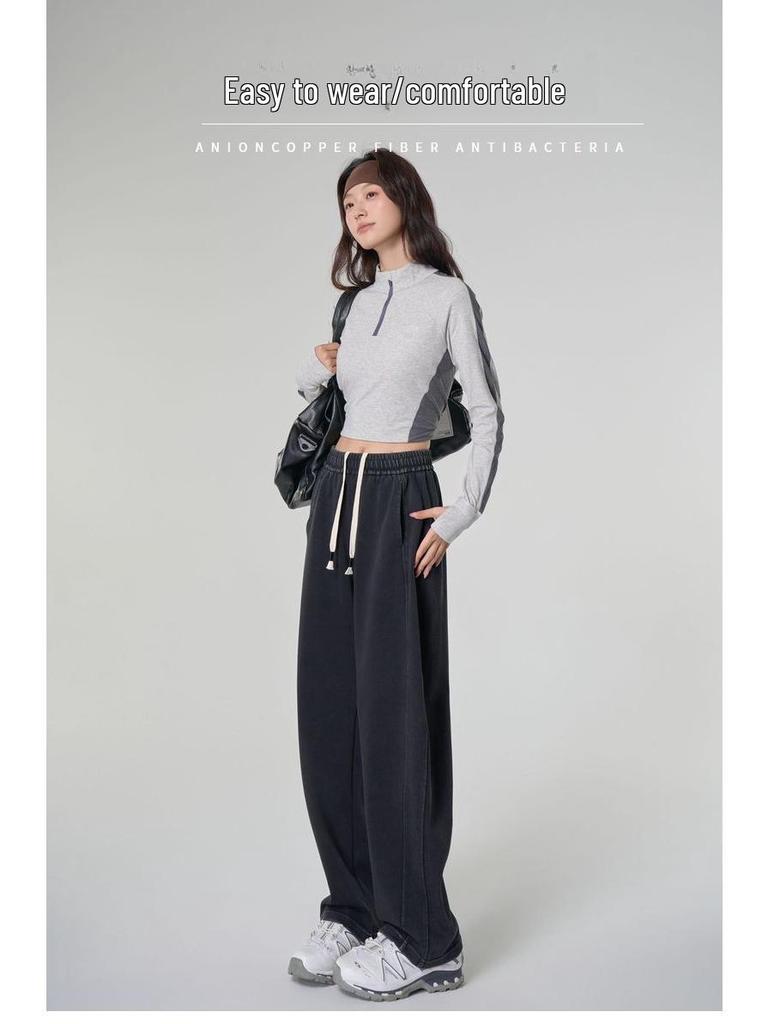 Очень плотные черные широкие женские джинсовые брюки, зимний ретро-стиль с бархатной подкладкой, 800 г