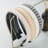 Women's Hairband Pearl Water Bit Hoop Grottoes Toothed Anti-slip Slim Edge Headwear