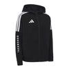 adidas Таэквондо Унисекс Черная Толстовка с Капюшоном на Молнии CLTR02JTK-BW