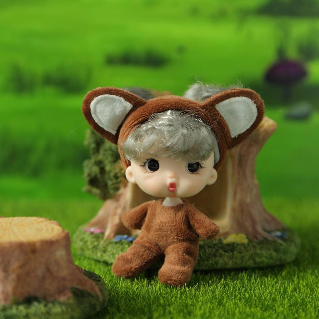 Куклы-младенцы 4 дюйма, набор из 6 шт., реалистичные куклы-младенцы, игрушки с милой одеждой для кукол, для детей от 3 лет