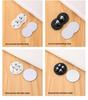 Adhesive Roller Wheels for Trash Can, No-Drill, 4-Pack Universal Base Accessory