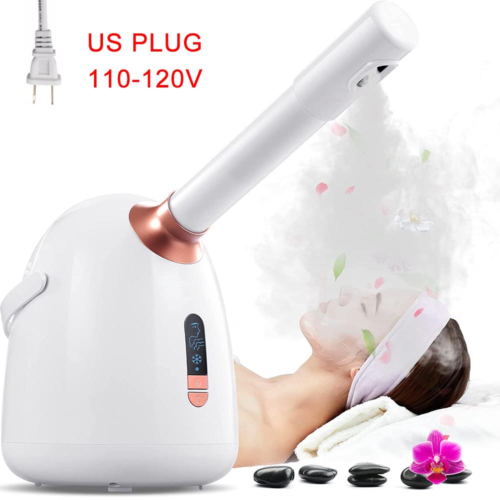 SPA Face Steamer Nano Mist Sprayer Hot/Cool Facial Steamer For Skin Pores Cleansing Anti-aging Wrinkle Facial Humidifier