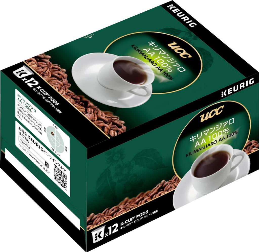 KEURIG UCC Kilimanjaro AA 24 чашки KILIMANJARO K-CUP 100% AA100%