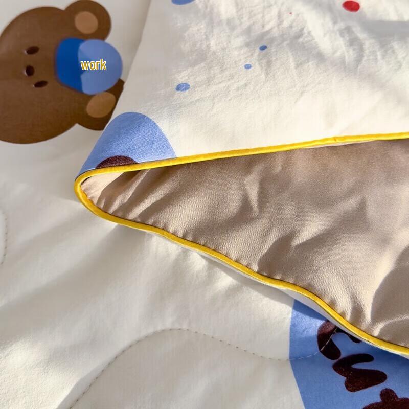 Nanjiren Vintage Bear Double Gauze Summer Quilt