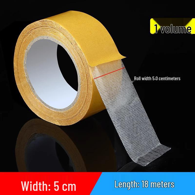 High Viscosity Transparent Double-Sided Tape - Waterproof, Strong Adhesive, No-Trace Carpet Splicing & Balloon Stick Tape.